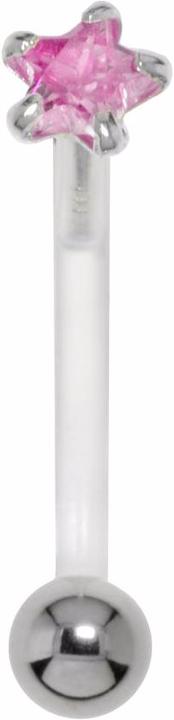 Produktbild Bijouteria Bauchpiercing (Chirurgenstahl 316L, Silber 925, Zirkonia, Bioplast)