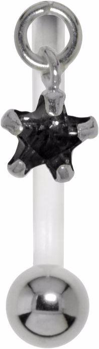 Produktbild Bijouteria Bauchpiercing (Zirkonia, Bioplast, Chirurgenstahl 316L, Silber 925)