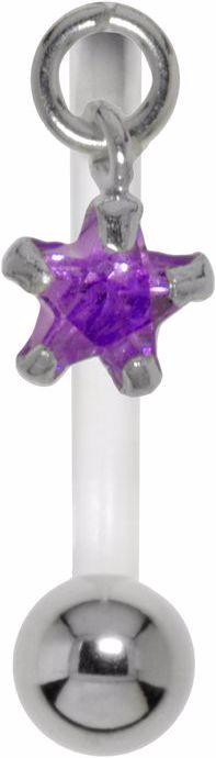 Transparent, Violett, Silberfarben