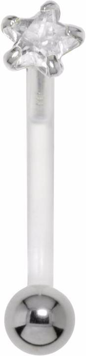 Immagine prodotto Bijouteria Piercing ventre (Zirconia, Bioplastica, Acciaio chirurgico 316L, Argento 925)