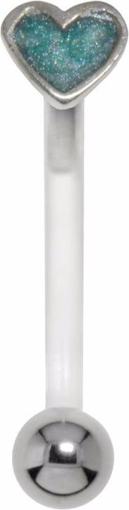 Produktbild Bijouteria Bauchpiercing (Silber 925, Bioplast, Chirurgenstahl 316L, Email)