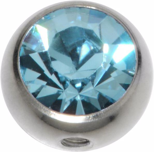 Produktbild Bijouteria Piercingverschluss (Chirurgenstahl 316L, Kristall)