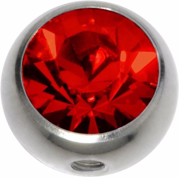 Produktbild Bijouteria Piercingverschluss (Chirurgenstahl 316L, Kristall)