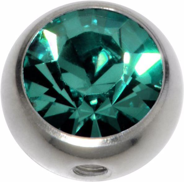 Actual product image Bijouteria Piercingball (Surgical steel 316L, Crystal)