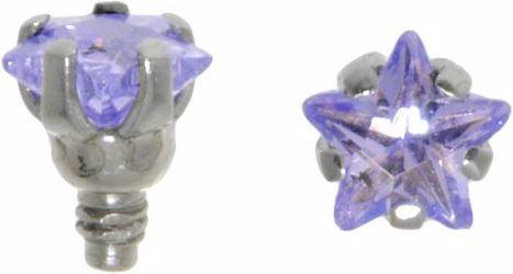 Bijouteria Dermal-Anchor Aufsatz (Kristall, Chirurgenstahl 316L)