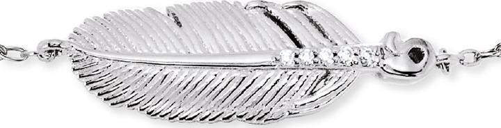 Image du produit Engelsrufer Bracelet plume (19 cm, Argent 925)