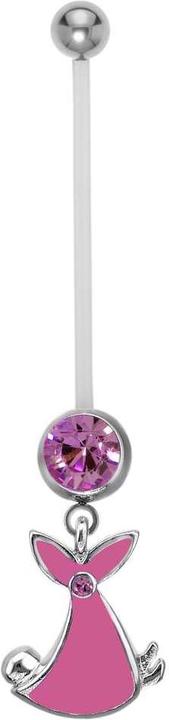 Pink, silberfarbig, Transparent