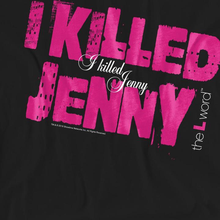 Actual product image The L Word Unisex Adult I Killed Jenny T-Shirt (S)