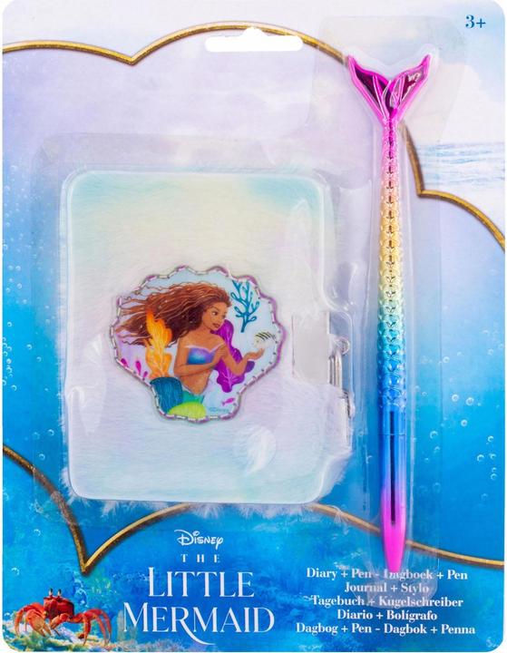 Create It! The Little Mermaid Diary Plush with Pen (18 x 14 x 2 cm)