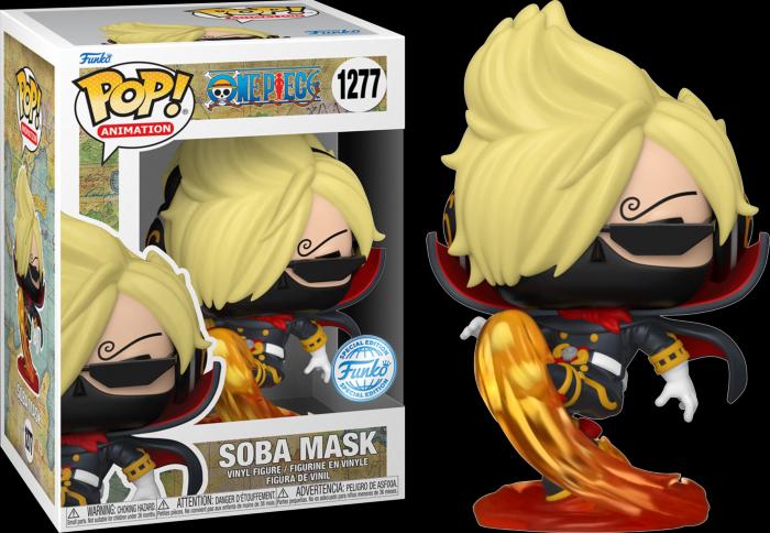 Actual product image Funko One Piece - Sanji 1277 - Soba Mask - Special Edition Animation