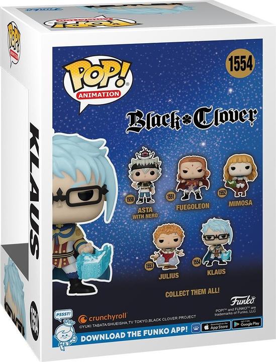 Image du produit Funko Black Clover POP! Animation Figurine vinyle Klaus 9 cm