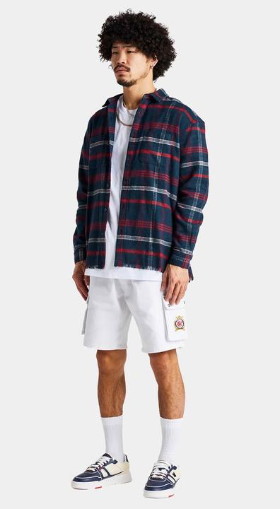 Produktbild Siksilk Sik Silk Towelling Logo Check Longsleeve - 82035 (M)