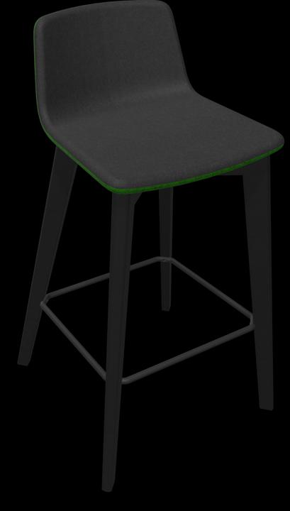Nero, verde melange, Frassino tinto di nero