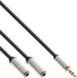 Actual product image InLine Y-cable (2 m, Entry level, 3.5mm jack (AUX))