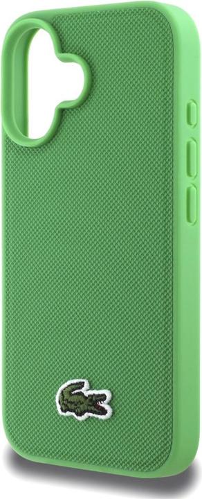 Actual product image Lacoste Etui Iconic Petit Pique Crossbody Cord MagSafe do iPhone 16 zielony