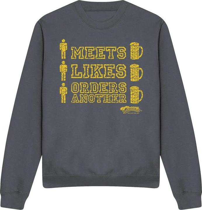 Cheers Man Meets Beer Sweatshirt