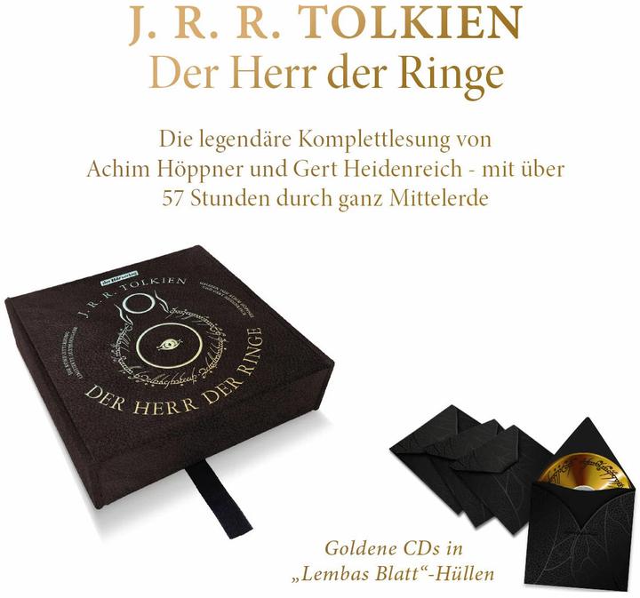 Immagine prodotto Il Signore degli Anelli (J.R.R. Tolkien, Timmo Niesner, Angela Kübrich, Wolfgang Krege, Achim Höppner, Gert Heidenreich, Tedesco)