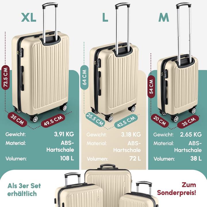 Produktbild Easy Move ABS Hartschalenkoffer (72 l, M (50 - 90l))