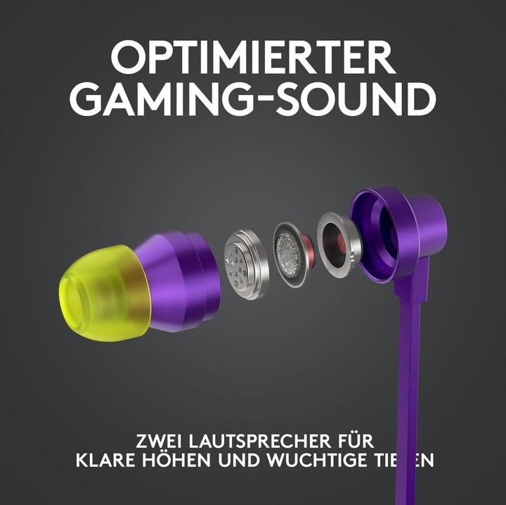 Actual product image Logitech G G333 - LILA - 3.5 mm - EMEA (Cable)