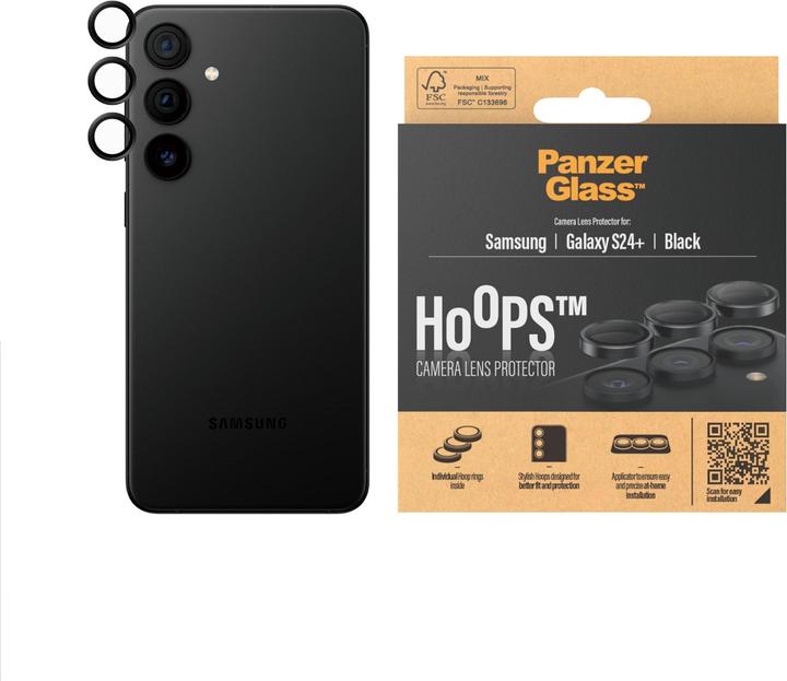 PanzerGlass Hoops Camera Lens Protector (1 Piece, Samsung Galaxy S24+)