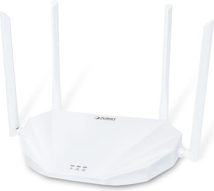 Produktbild Planet Wi-Fi 6 11AX 1800Mbps WLAN-Router Gigabit Ethernet Weiss