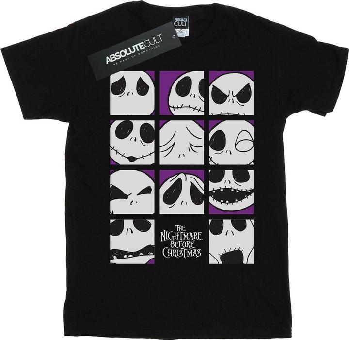 Image du produit Disney - T-shirt NIGHTMARE BEFORE CHRISTMAS MANY FACES OF JACK SQUARES - Homme (XL)