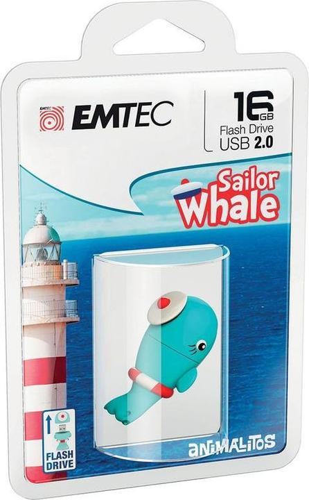 Productafbeelding Emtec M337 Walvis (16 GB, USB-A)
