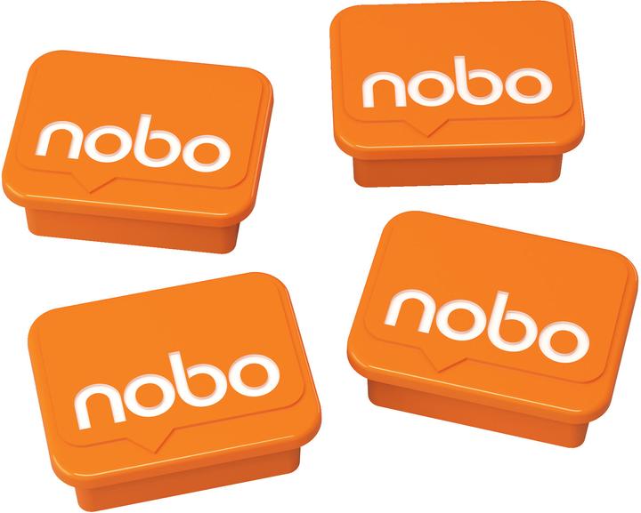 Actual product image Nobo Magnet Orange (4 x)