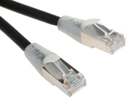 Image du produit Rs Pro Câble patch cat.6 FTP 10m noir (F/UTP, CAT6, 10 m)