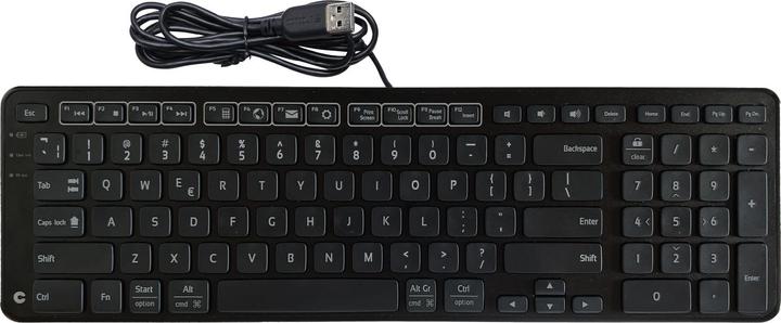 Actual product image Contour New Balance Keyboard wired US layout black (US, Cable)