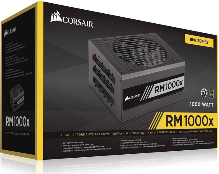 Actual product image Corsair RM1000x (1000 W)
