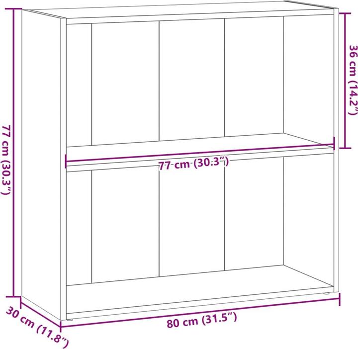 Produktbild VidaXL Banning (80 x 30 x 77 cm)