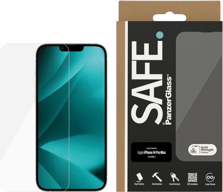 Actual product image PanzerGlass Screen protector Case Friendly iPhone 14 Pro Max (1 Piece, Apple iPhone 14 Pro Max)
