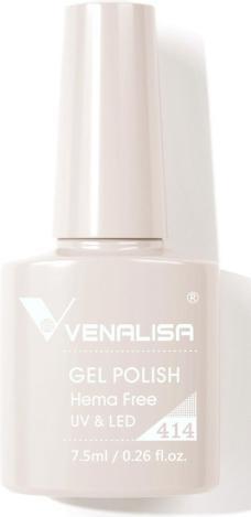 Actual product image Venalisa Gellack 414 UV/LED (Light pastel pink, UV gel varnish)