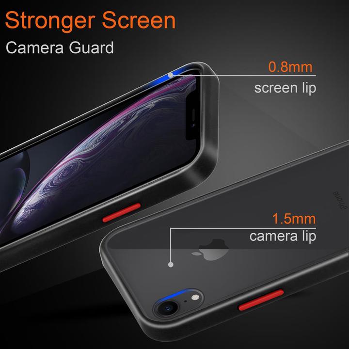 Actual product image Cadorabo Hybrid Matt Cover (Apple iPhone XR)