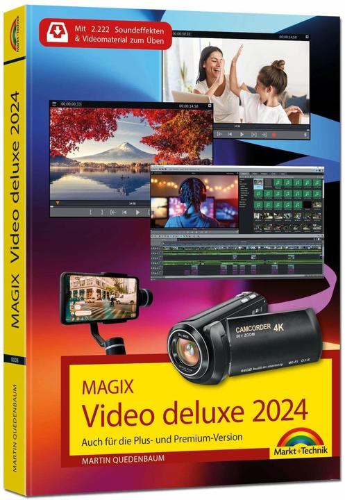 Actual product image MAGIX Video deluxe 2024 - Das Buch zur Software. Die besten Tipps und Tricks (German, Martin Quedenbaum, 2023)