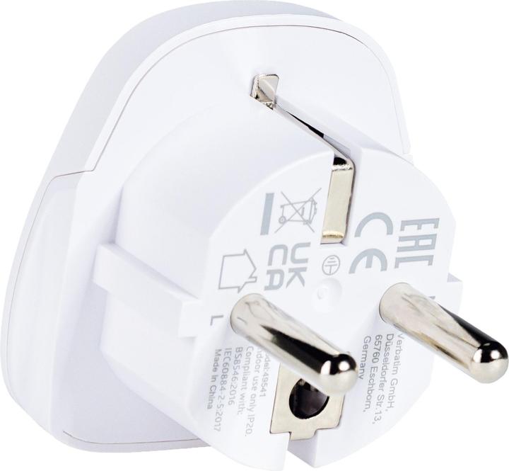 Actual product image Verbatim World to Europe Travel Adapter Plug