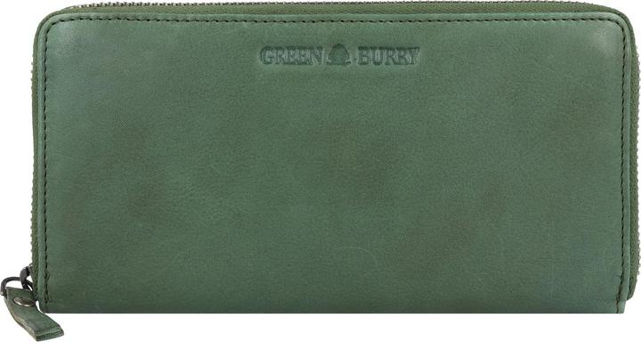 Actual product image Greenburry Vintage Washed Wallet Leather 19 cm
