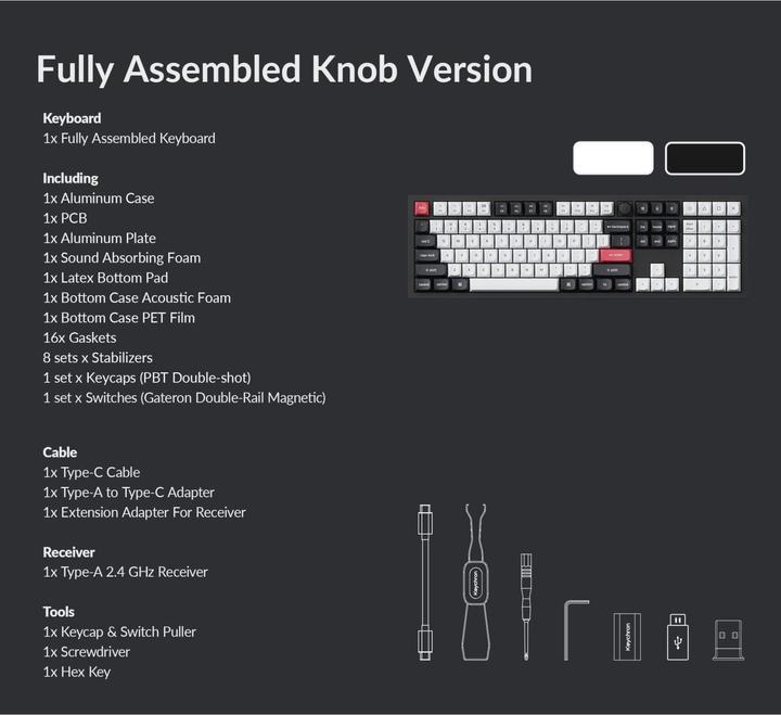 Immagine prodotto Keychron Q6 HE (US, Cablato, Senza fili)