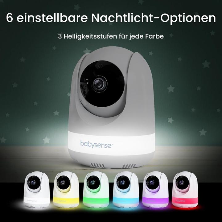 Immagine prodotto Babysense Europe Babyphone MaxView-2CAM mit 2 Kameras (Video e audio)