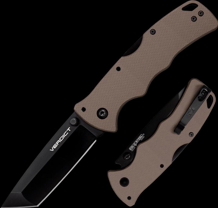 Produktbild Cold Steel Verdict Tanto Point FDE G10