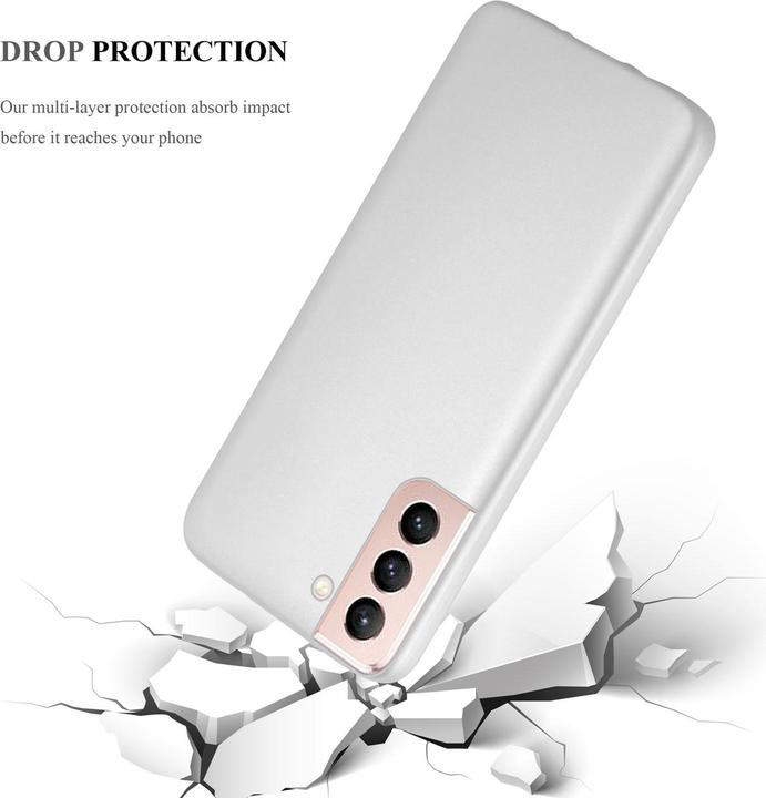 Image du produit Cadorabo Couverture métallique mate TPU (Samsung Galaxy S21 5G)