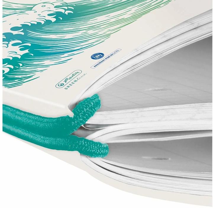 Image du produit Herlitz Carnet de notes GREENline my.book flex A5, Dot, wave (A5, Pointillés, Couverture souple)