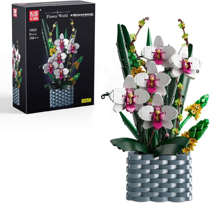 Produktbild Mould King Nachtfalterorchidee (1158 Teile)