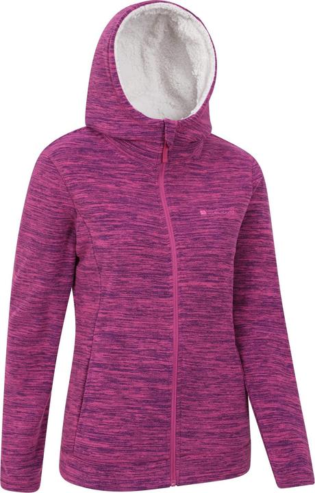 Actual product image Mountain Warehouse Womens/Ladies Snowdonia Fleece Full Zip Hoodie (36 D)