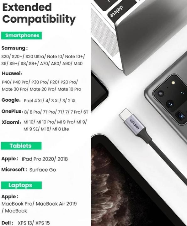 Immagine prodotto Ugreen Adattatore da USB-C a 3.5mm Jack con supporto IPAD Pro e Samsung Note 10 (USB tipo C, Jack da 3.5mm)