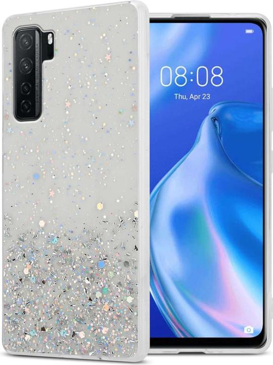 Immagine prodotto Cadorabo Custodia per Huawei P40 LITE 5G / NOVA 7 SE TPU funkelnder Glitter (Huawei Nova 7 SE, Huawei P40 Lite 5G)