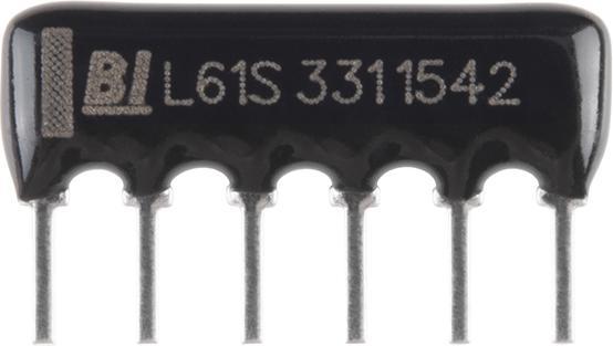 Produktbild OEM Widerstands-Netzwerk 5 Widerstände/6Pins 330 Ohm