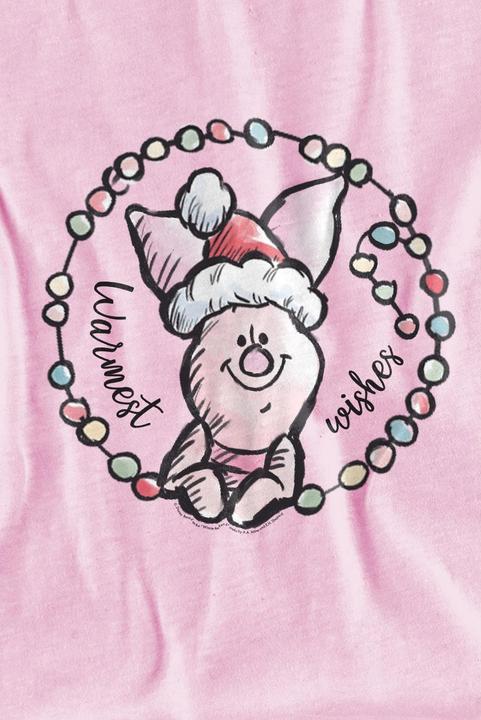Actual product image Winnie the Pooh Childrens/Kids Warmest Christmas Wishes Piglet T-Shirt (152, 158)