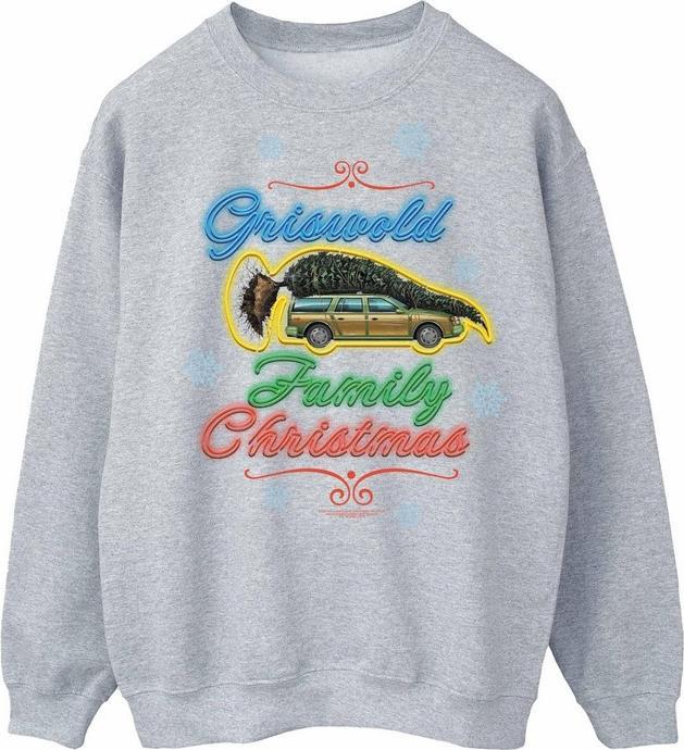 Actual product image National Lampoon´s Vacation Womens/Ladies Griswold Family Christmas Sweatshirt (L)